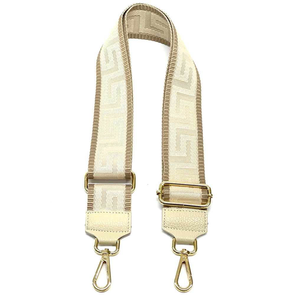 Jacquard Shoulder Strap Vibrant Color Mix - Made In Italy