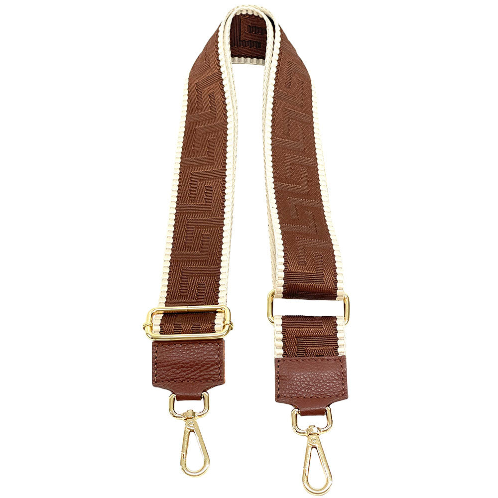 Jacquard Shoulder Strap Vibrant Color Mix - Made In Italy