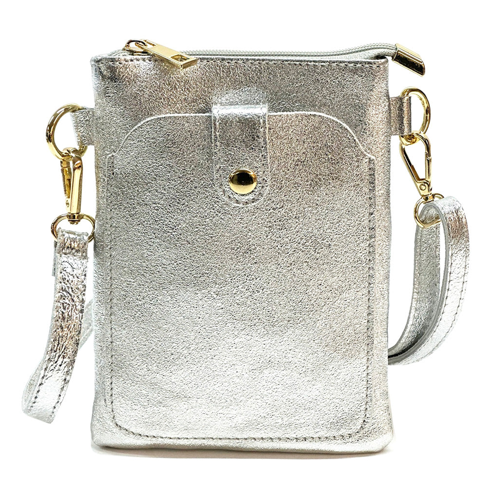 Eterna Leather Crossbody Bag - Made In Italy