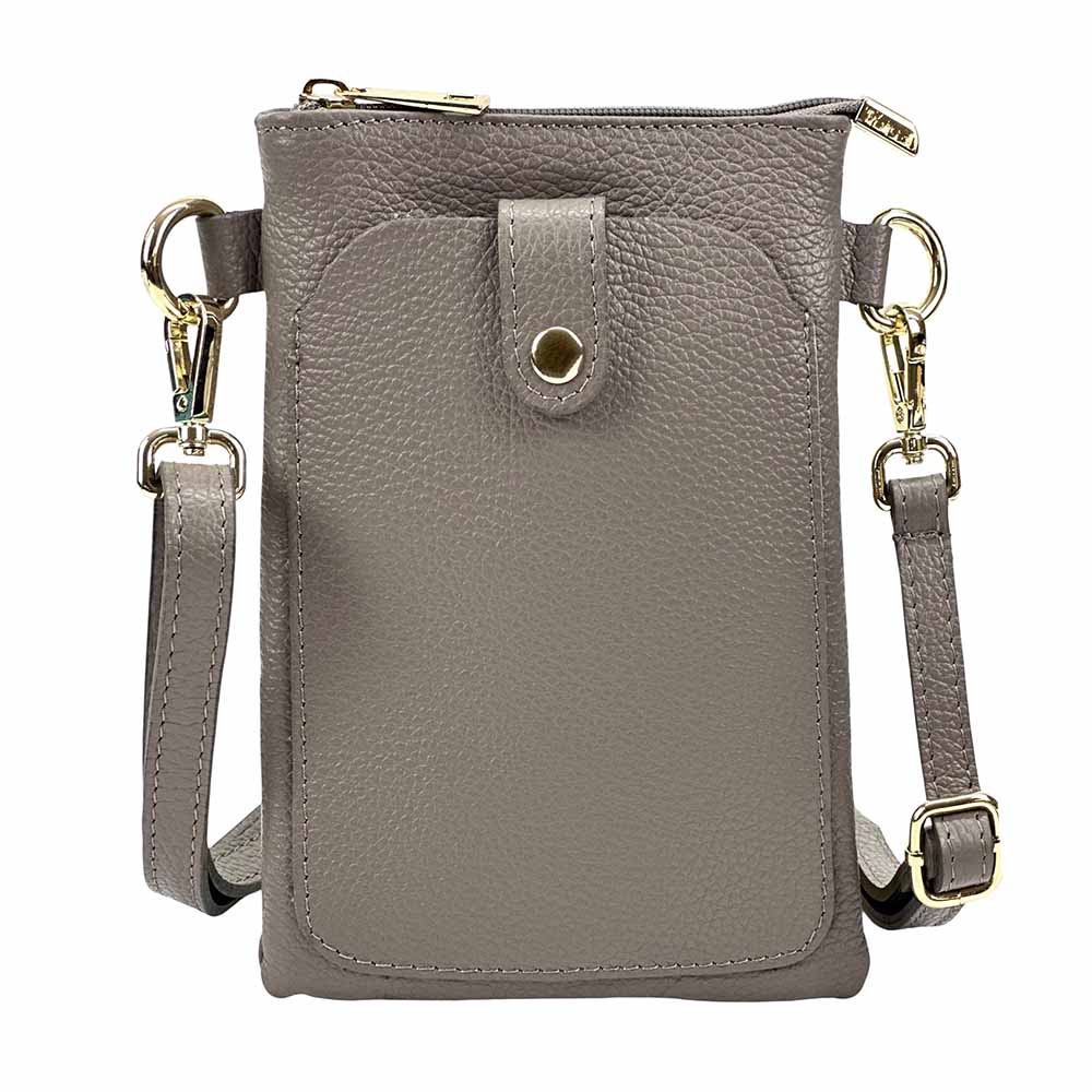 Eterna Leather Crossbody Bag - Made In Italy
