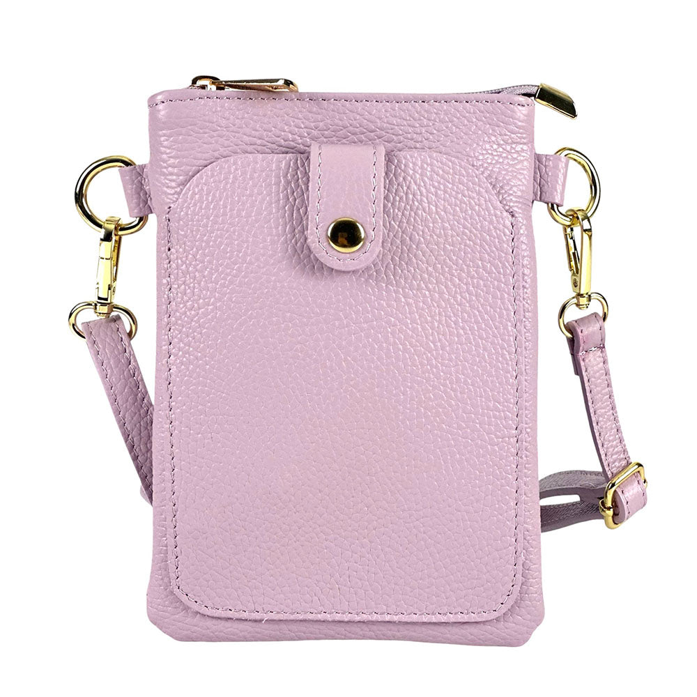 Eterna Leather Crossbody Bag - Made In Italy