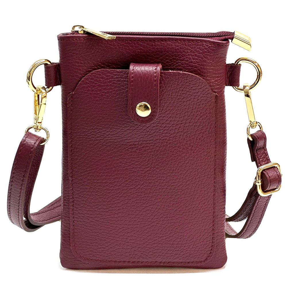 Eterna Leather Crossbody Bag - Made In Italy