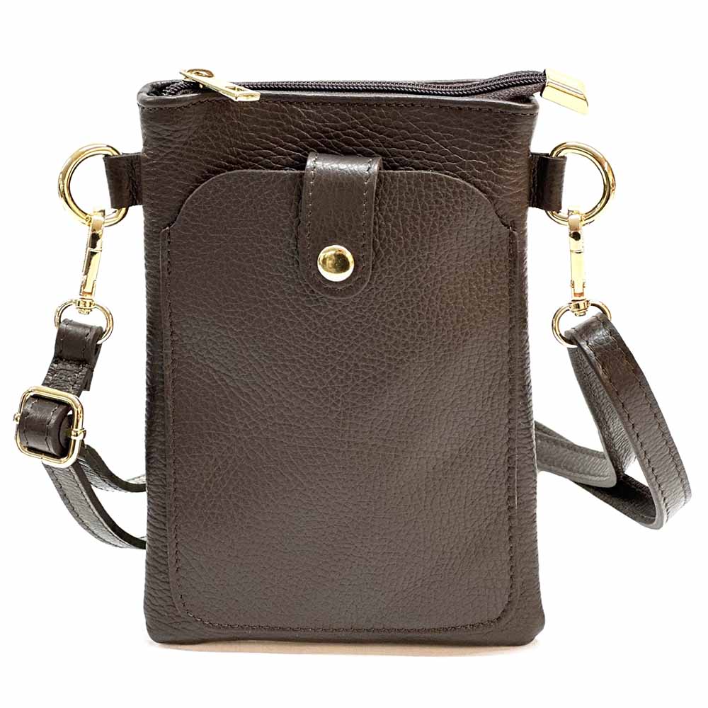 Eterna Leather Crossbody Bag - Made In Italy