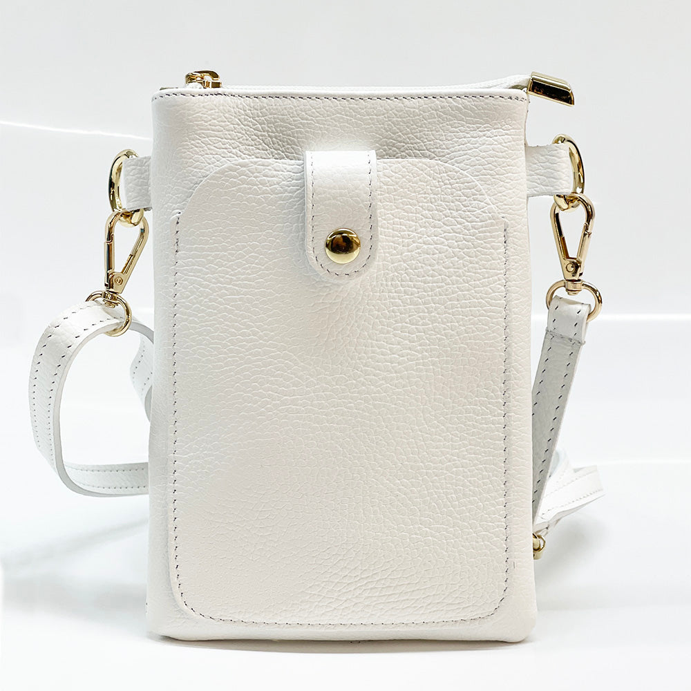 Eterna Leather Crossbody Bag - Made In Italy