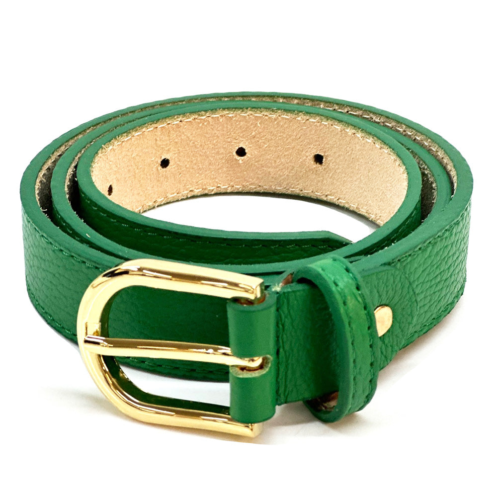 Serena Leather Belt 30 MM - Made In Italy