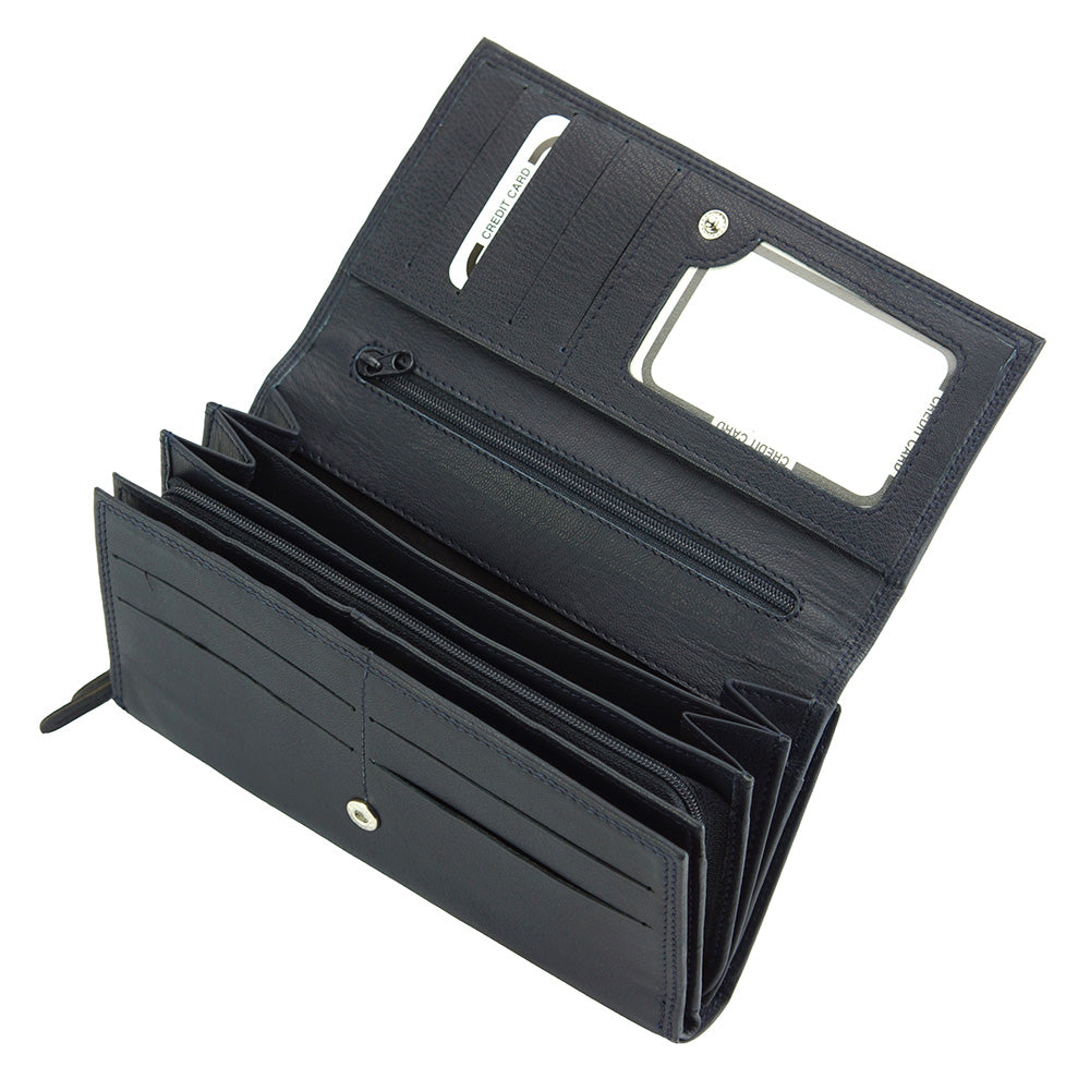 Aurora Leather Wallet - Made In Italy