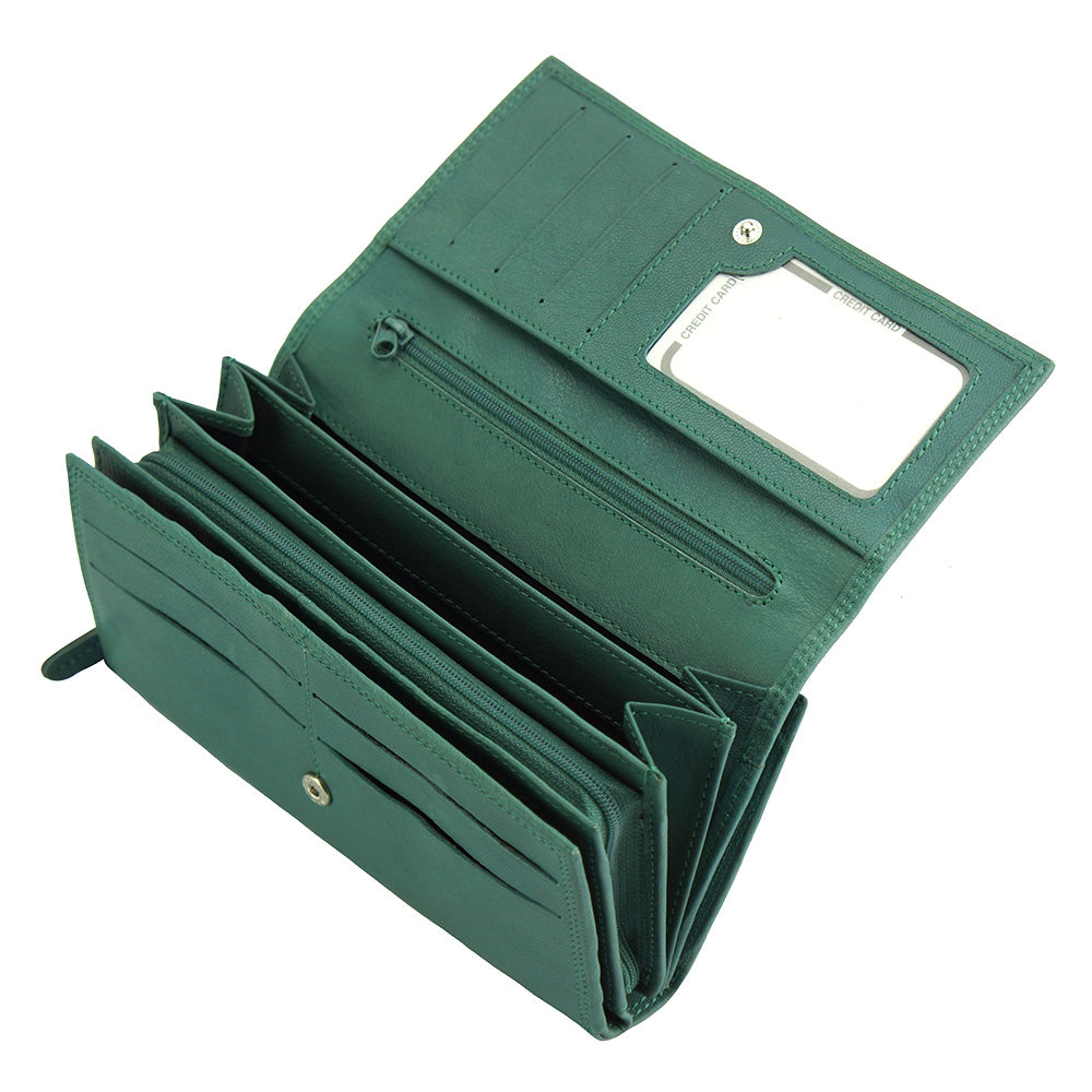 Aurora Leather Wallet - Made In Italy