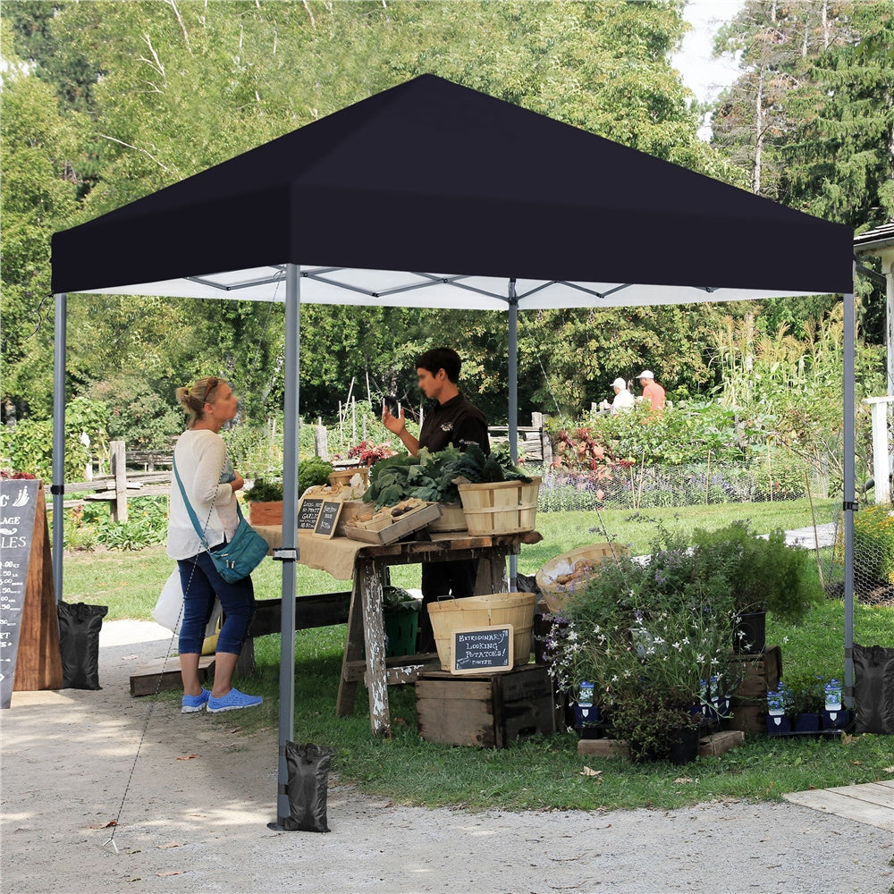 Pop-up Canopy, Outdoor Camping Tent with One-Push-To-Lock Setup Mechanism, UPF 50+ Instant Canopy Ideal, Suitable for Home & Commercial Use, Party Wedding Tent Garden Gazebo Outdoor Cover for Patio
