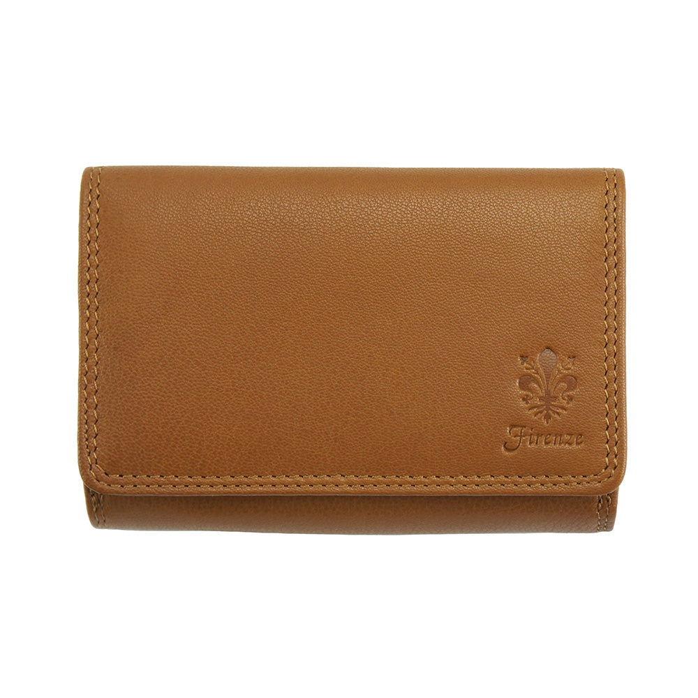 Rina Leather Wallet - Made In Italy