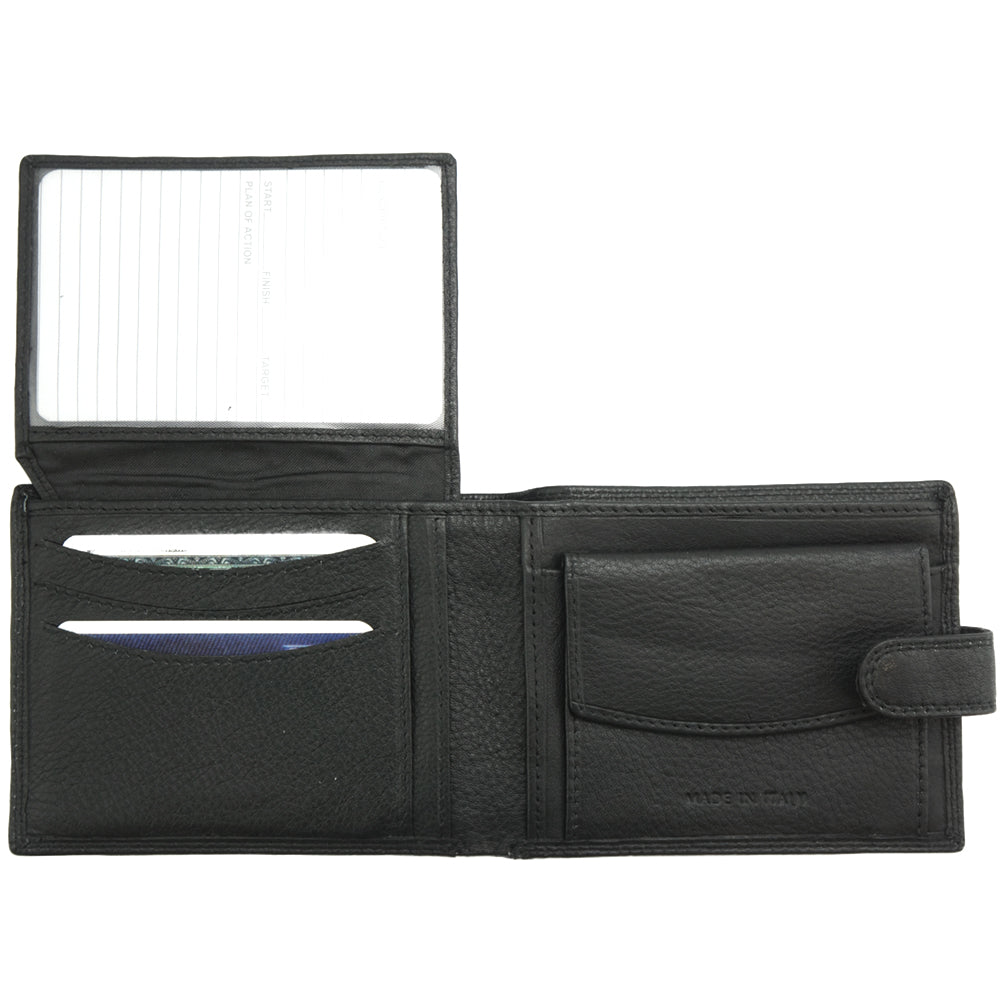 Martino S Leather Wallet - Made In Italy