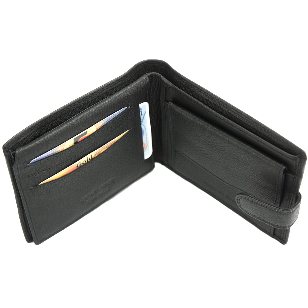 Martino S Leather Wallet - Made In Italy