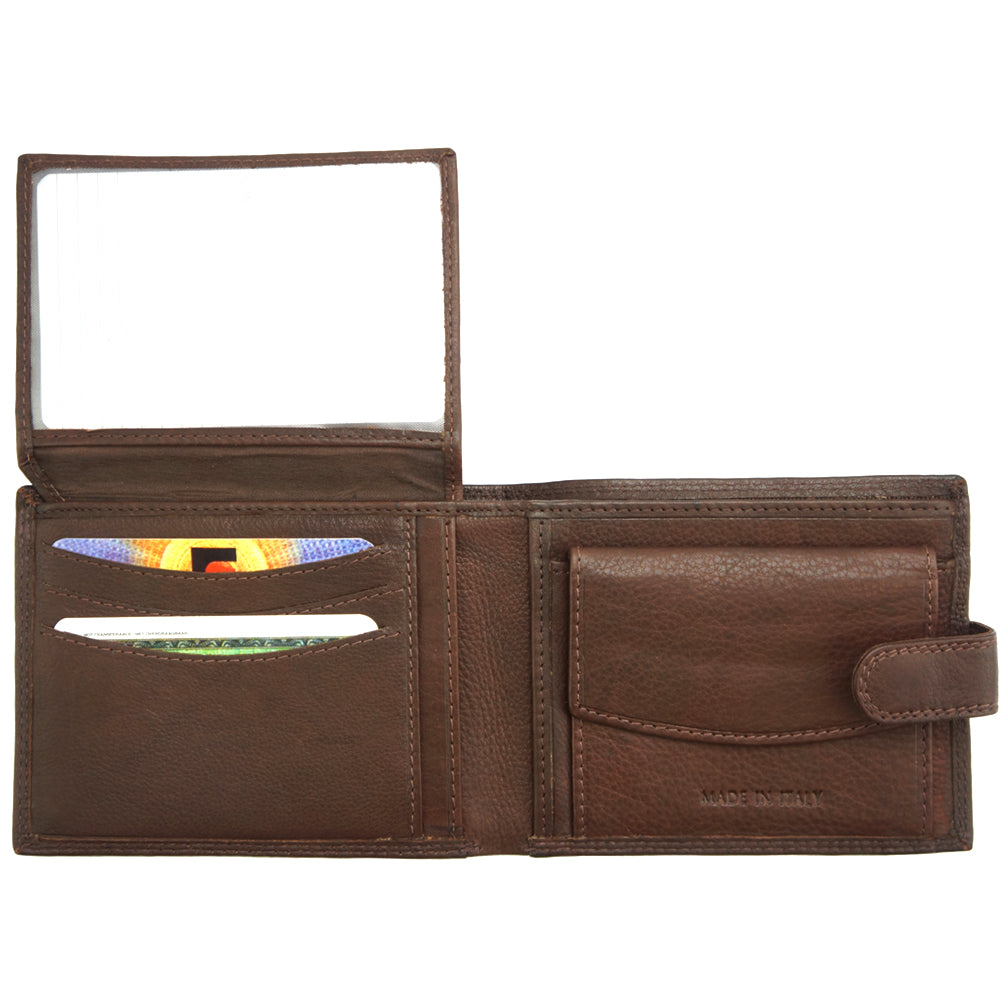 Martino S Leather Wallet - Made In Italy
