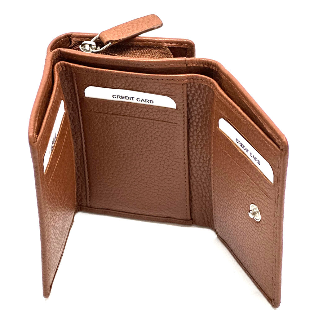 Jessa cow leather wallet - Made In Italy