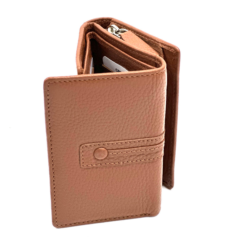 Jessa cow leather wallet - Made In Italy