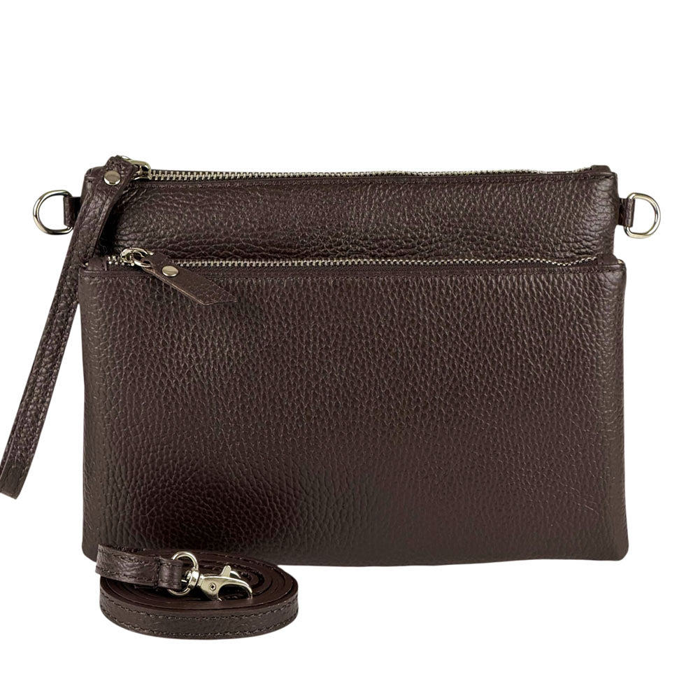 Sara Crossbody Leather Bag - made in ITALY