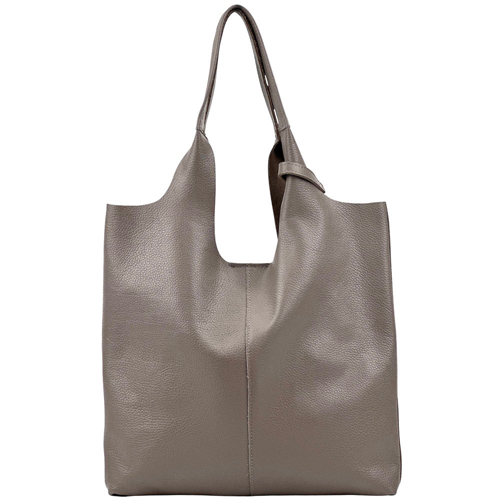 Claudia Soft Italian Cow Leather Tote Bag - Made In Italy