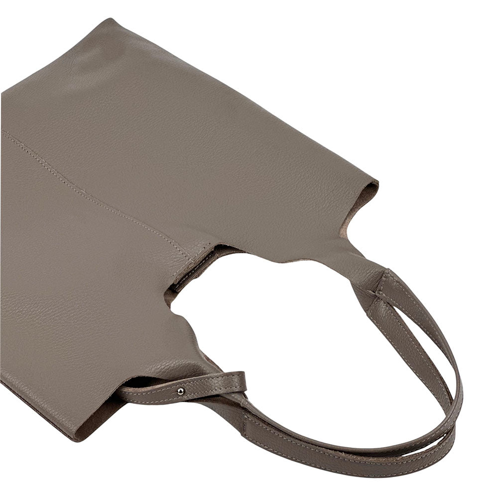 Claudia Soft Italian Cow Leather Tote Bag - Made In Italy