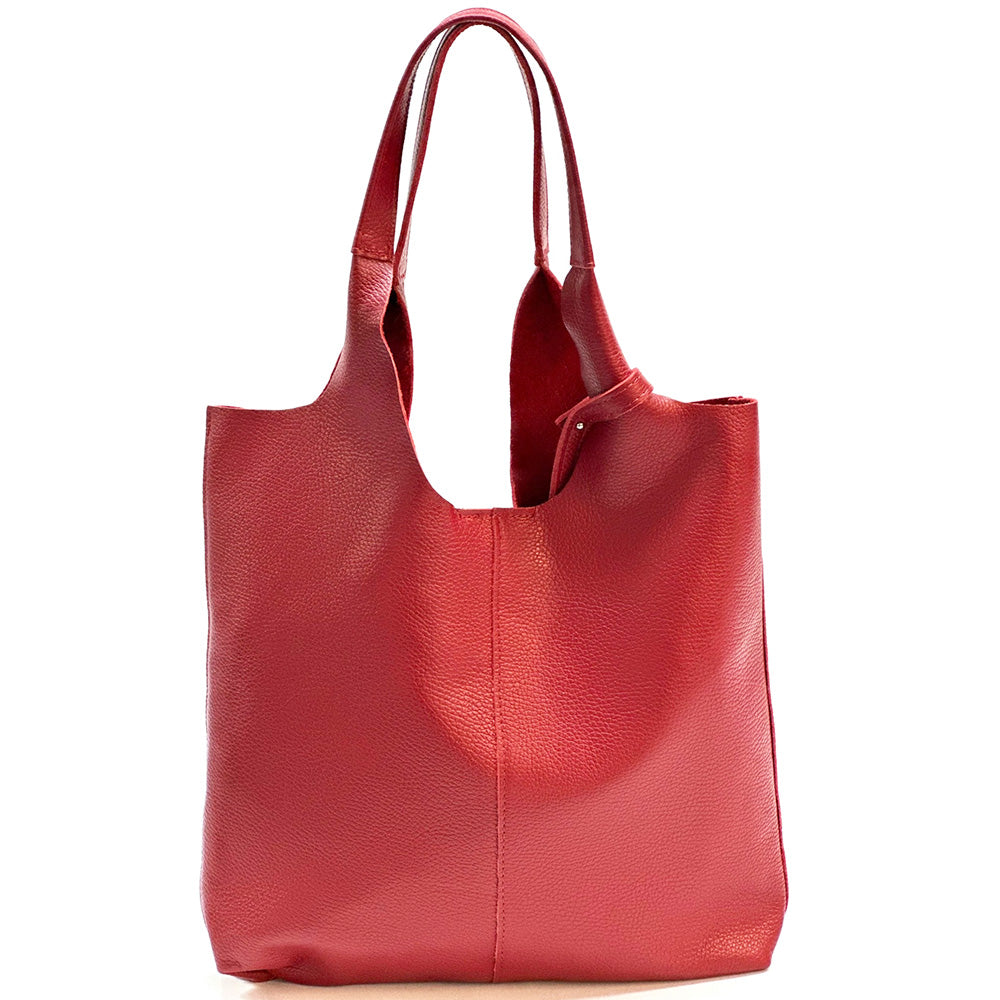 Claudia Soft Italian Cow Leather Tote Bag - Made In Italy