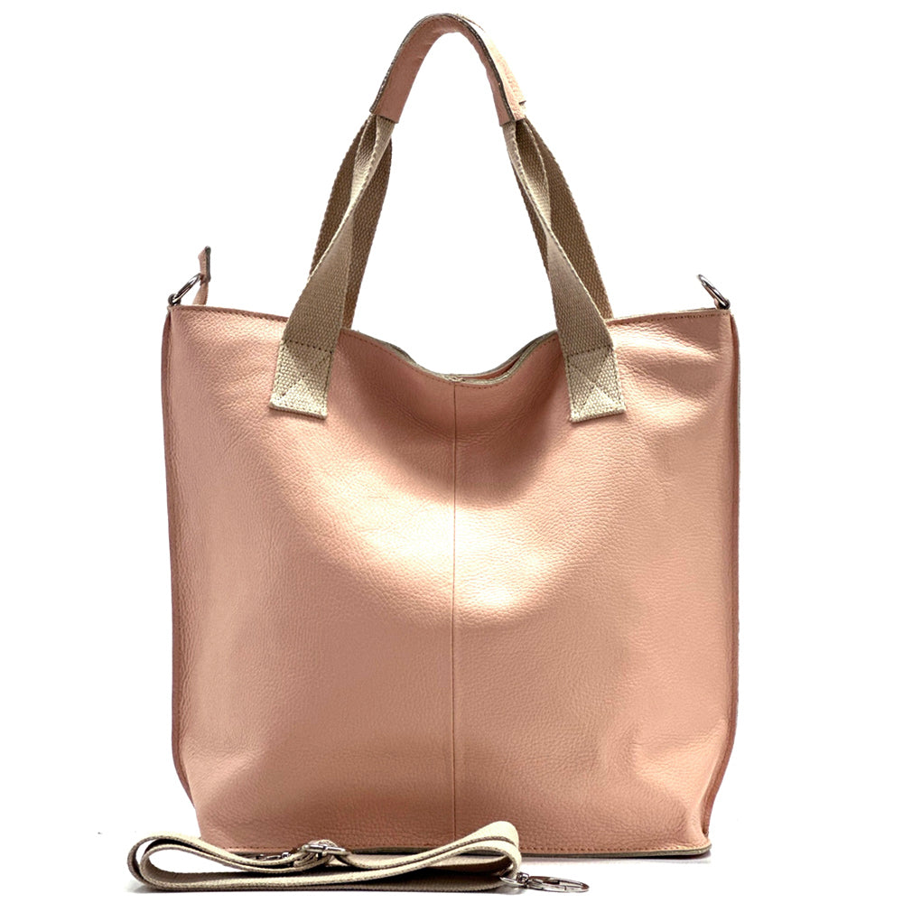 Zelina Italian Genuine Leather Tote Bag - Made In Italy