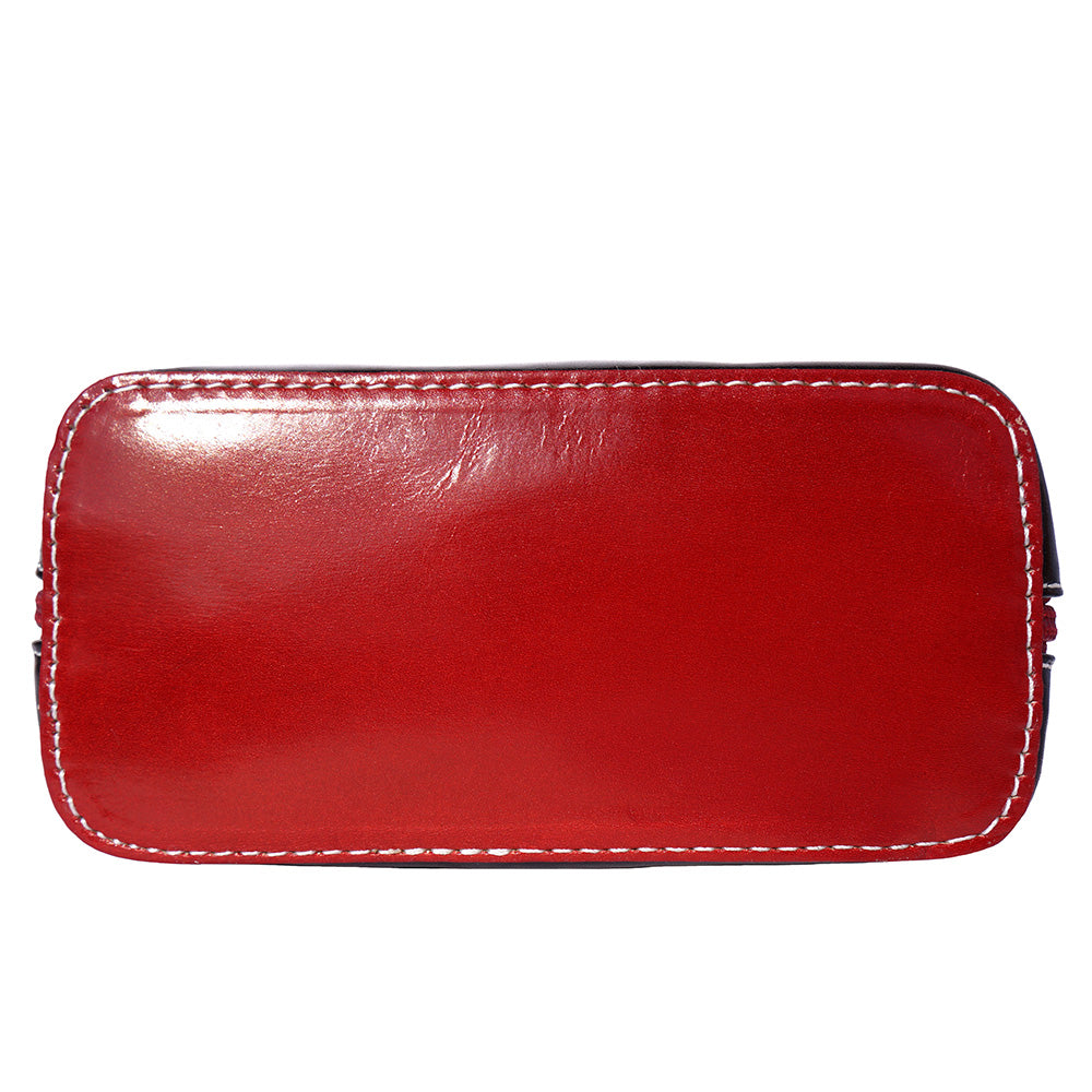 Dalida leather cross-body bag - Made In Italy