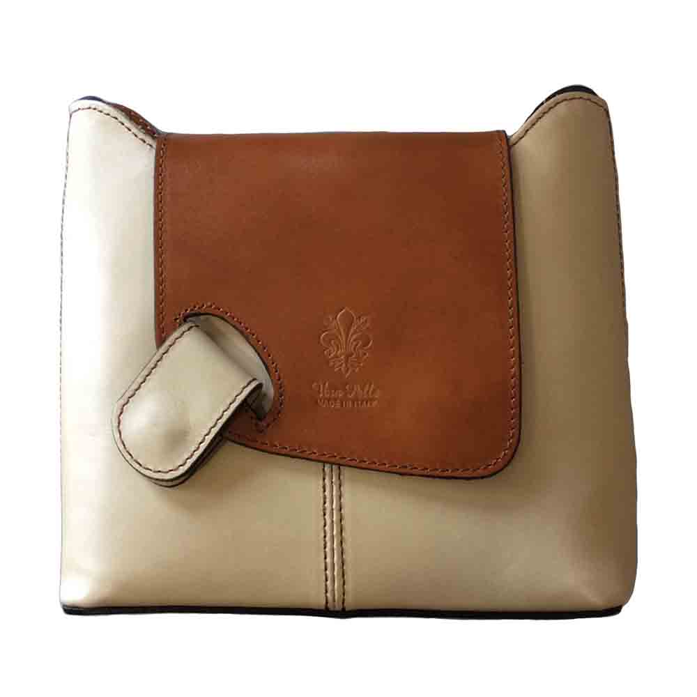Marta Leather Shoulder Bag - Made In Italy