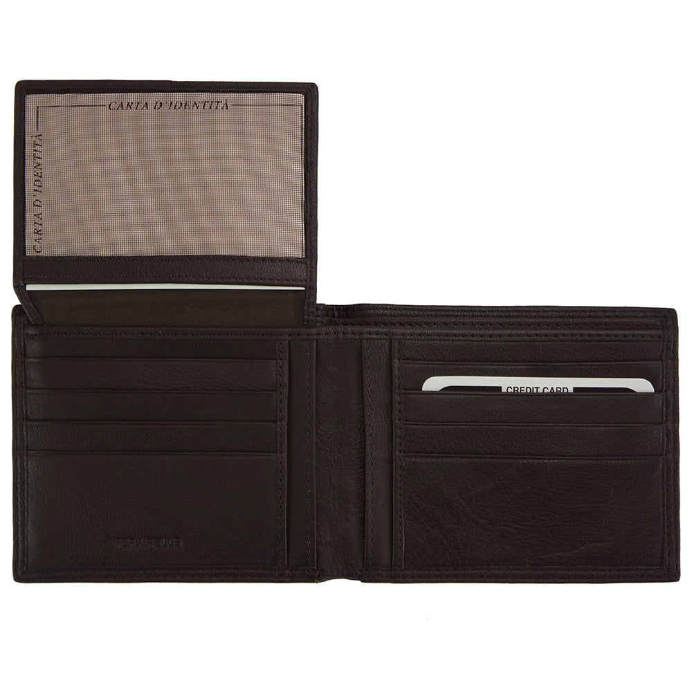 Ezio GM leather wallet - Made In Italy