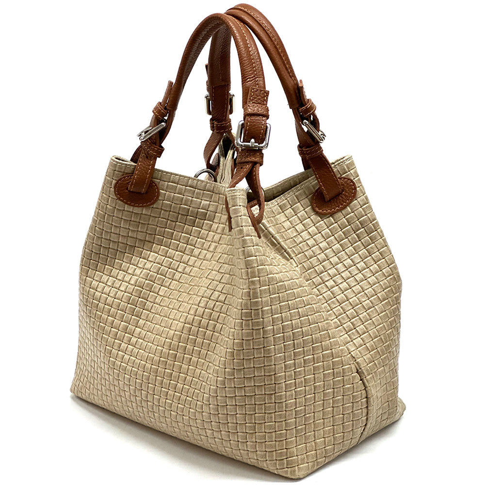 Debora IN Leather Shoulder Bag - Made In Italy