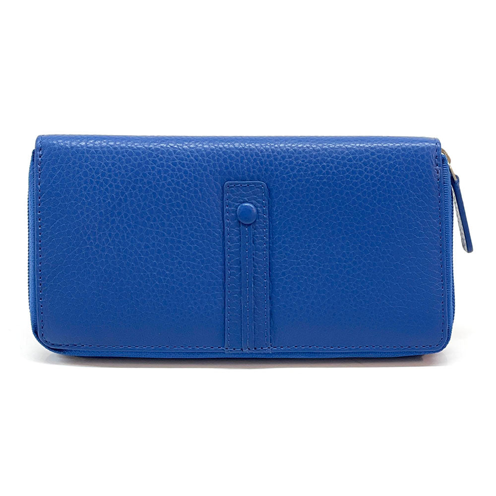 Zippy Wallet in Soft Cow Leather - Made In Italy