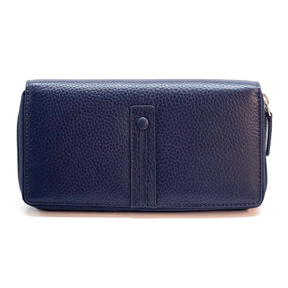 Zippy Wallet in Soft Cow Leather - Made In Italy