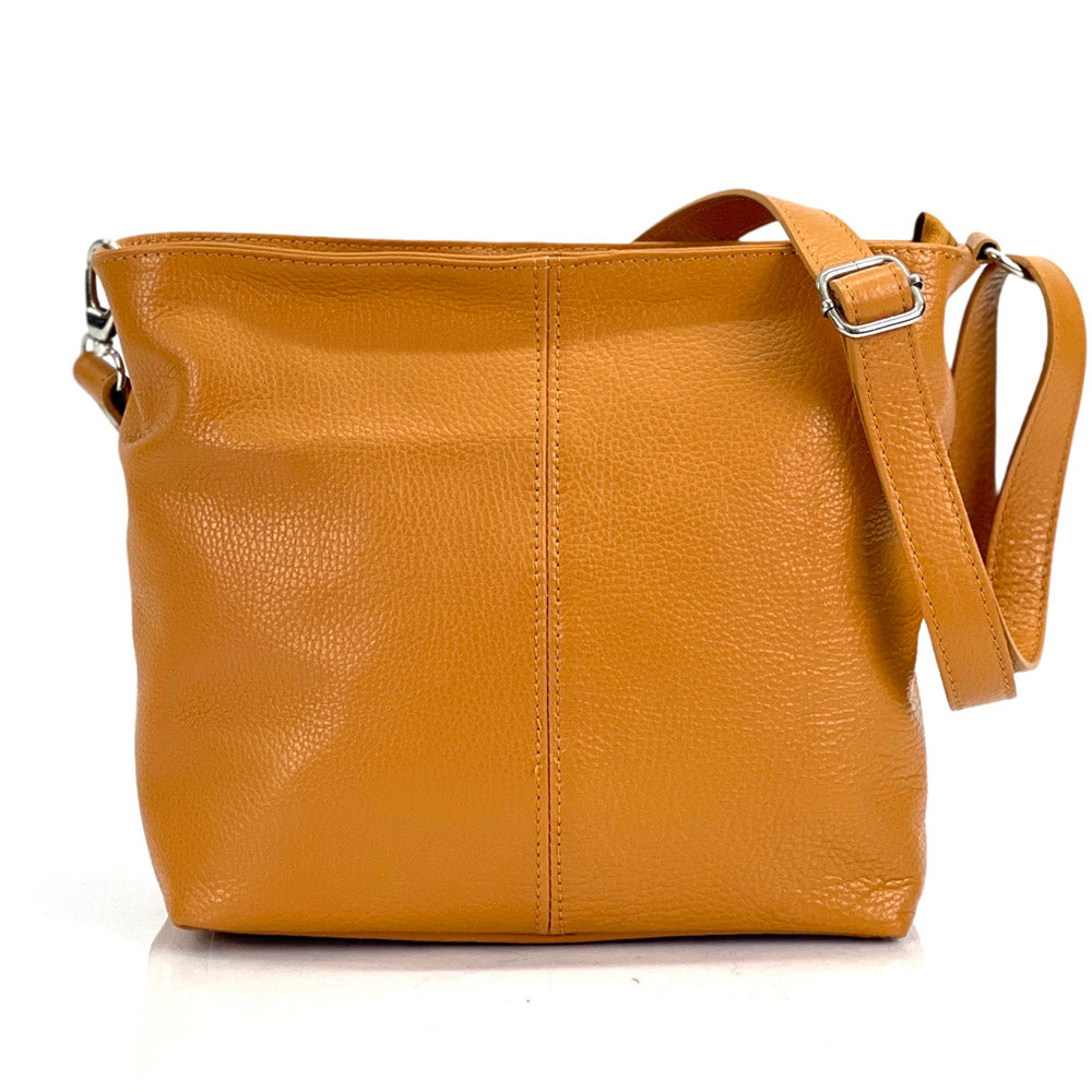 Nina leather shoulder bag - Made In Italy