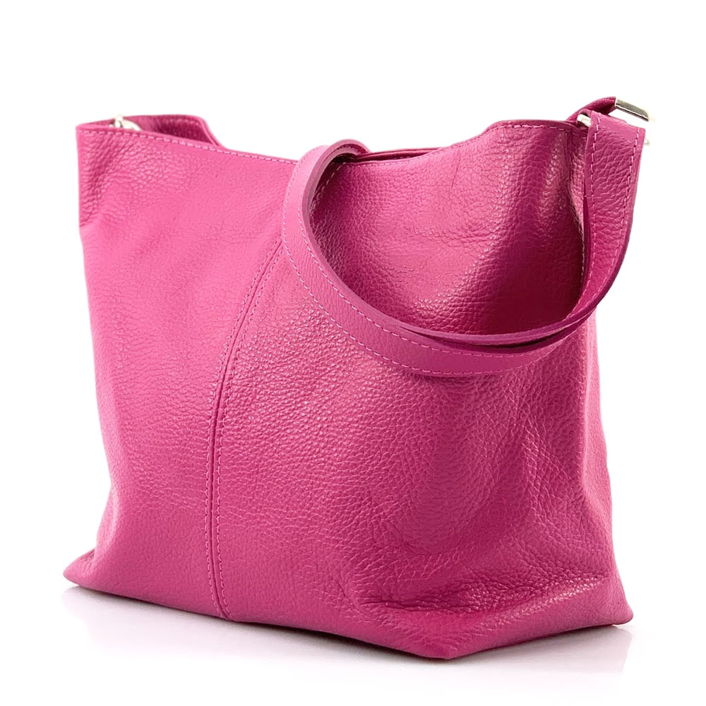 Nina leather shoulder bag - Made In Italy