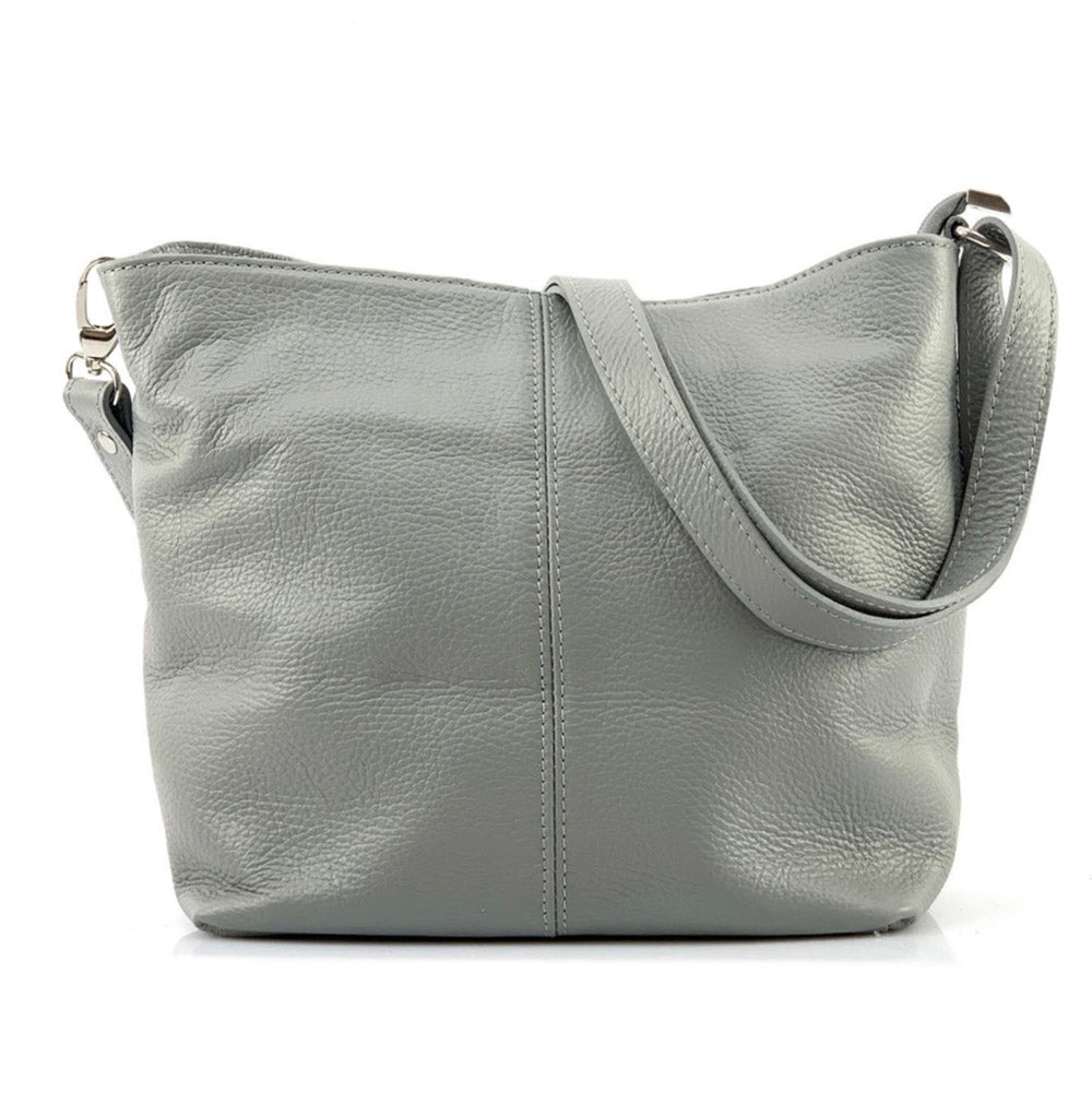 Nina leather shoulder bag - Made In Italy