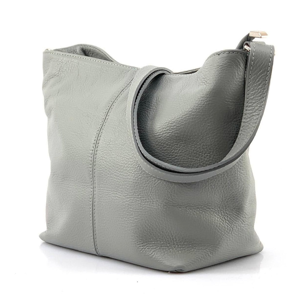 Nina leather shoulder bag - Made In Italy