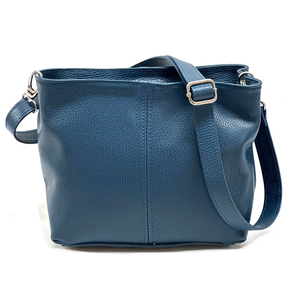 Nina leather shoulder bag - Made In Italy