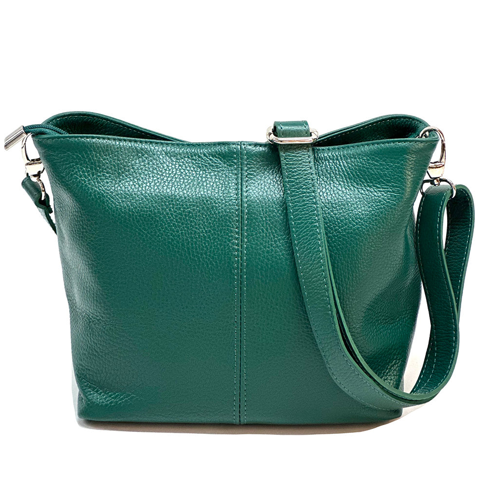 Nina leather shoulder bag - Made In Italy