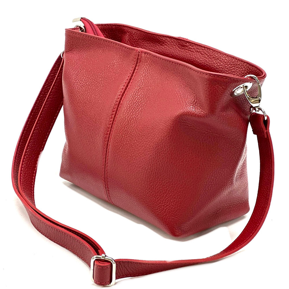Nina leather shoulder bag - Made In Italy