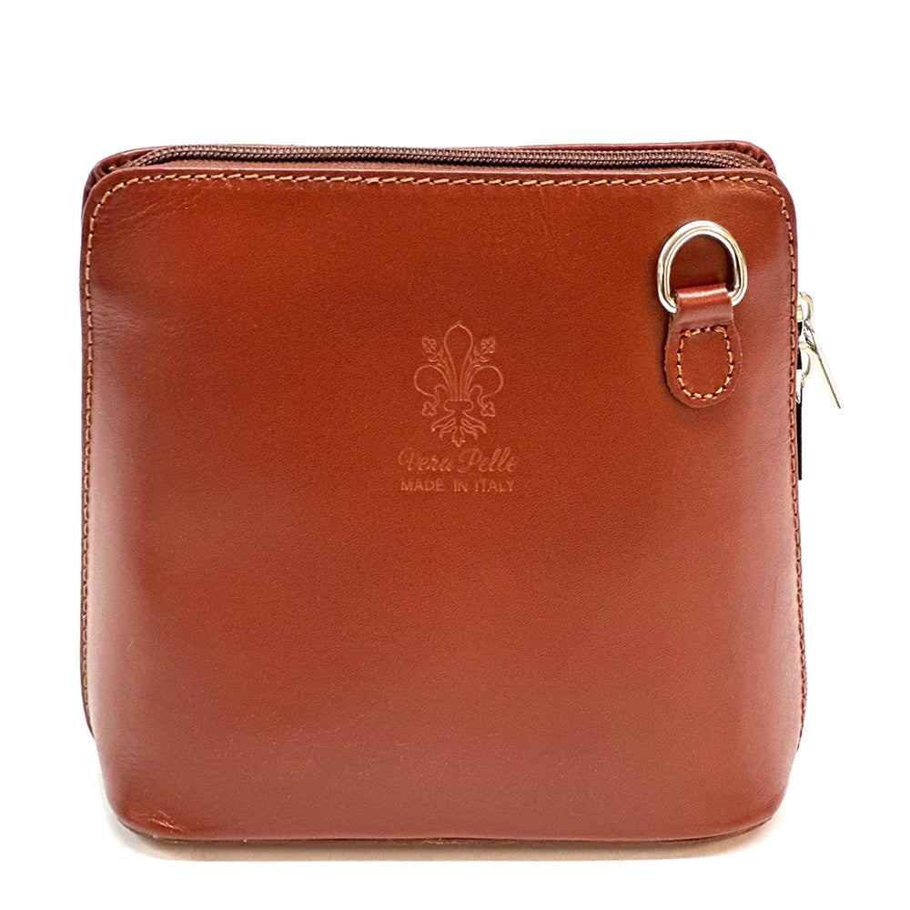 Dalida leather cross-body bag - Made In Italy