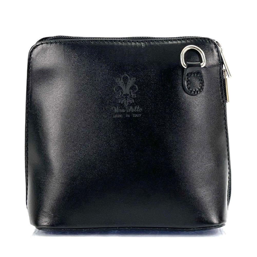 Dalida leather cross-body bag - Made In Italy