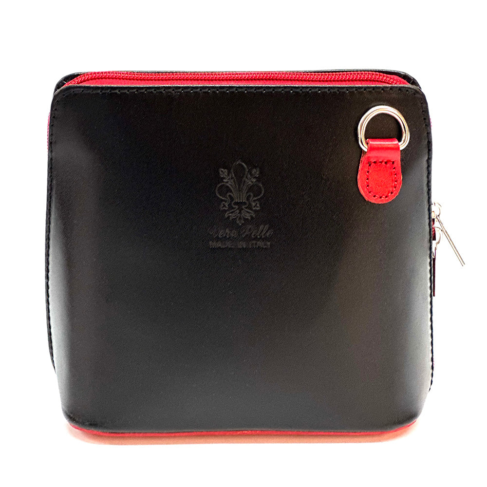 Dalida leather cross-body bag - Made In Italy