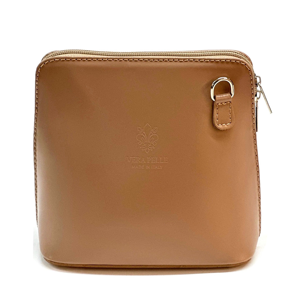 Dalida leather cross-body bag - Made In Italy