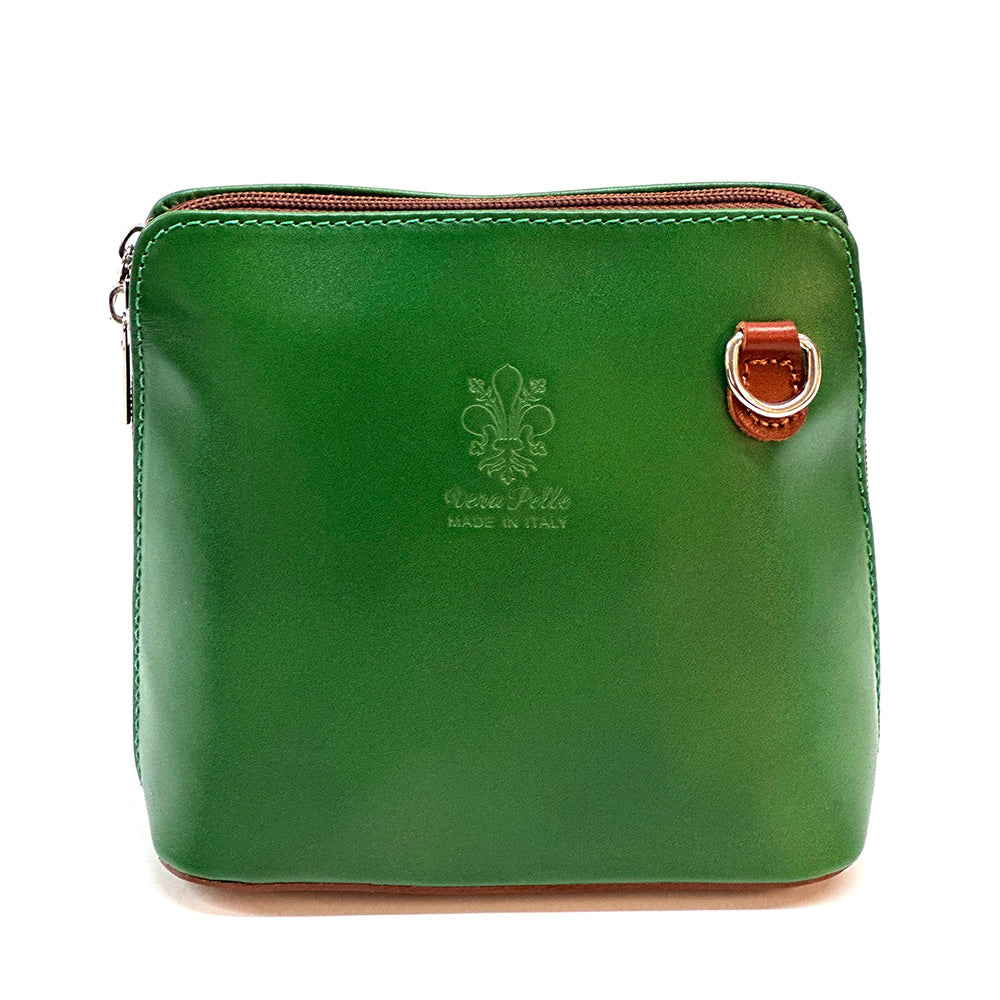 Dalida leather cross-body bag - Made In Italy