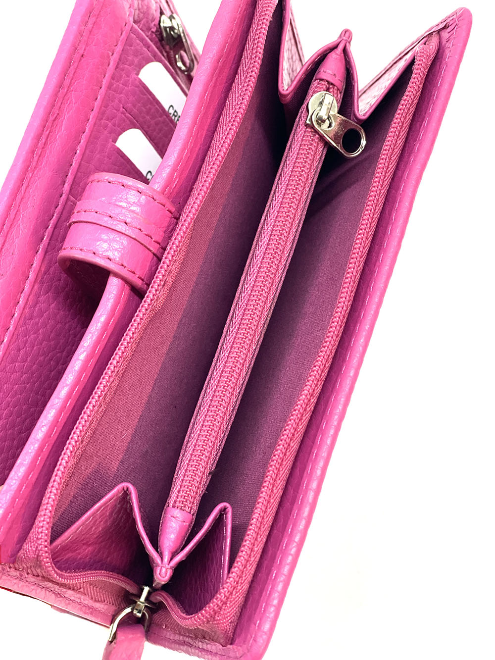 Flora leather wallet - Made In Italy