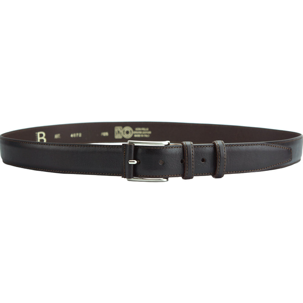Saverio Leather Belt 35 MM - Made In Italy