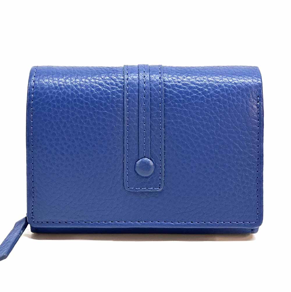 Tris Leather Wallet - Made In Italy