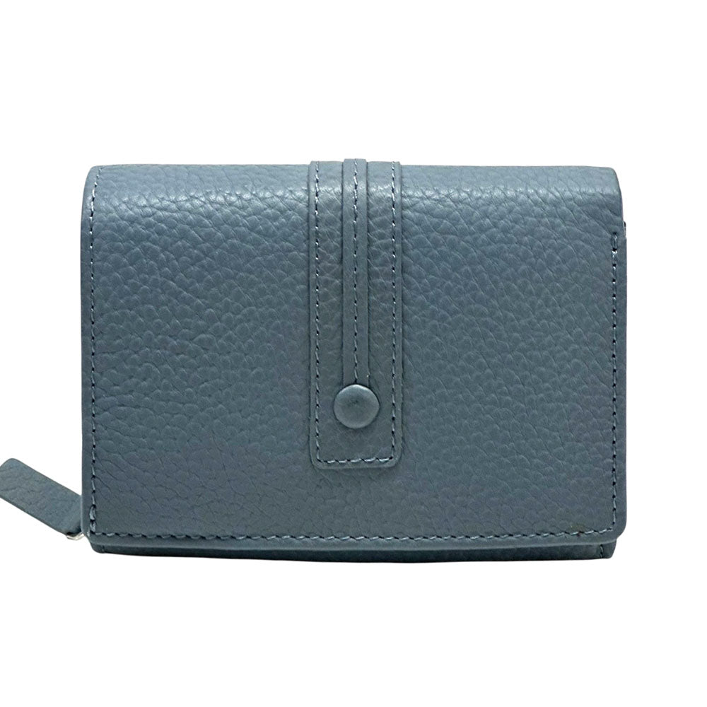 Tris Leather Wallet - Made In Italy