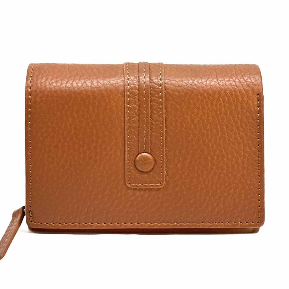 Tris Leather Wallet - Made In Italy