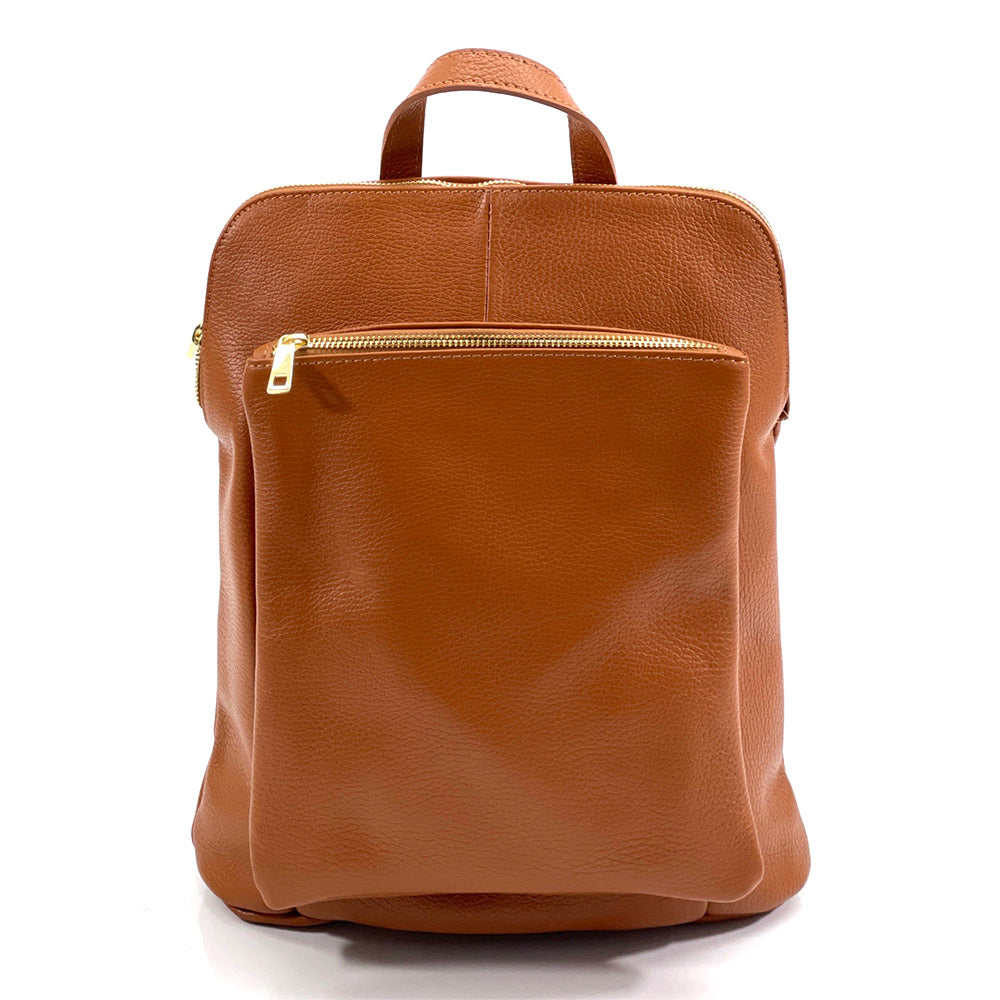 Ghita Italian Leather Backpack - Made In Italy