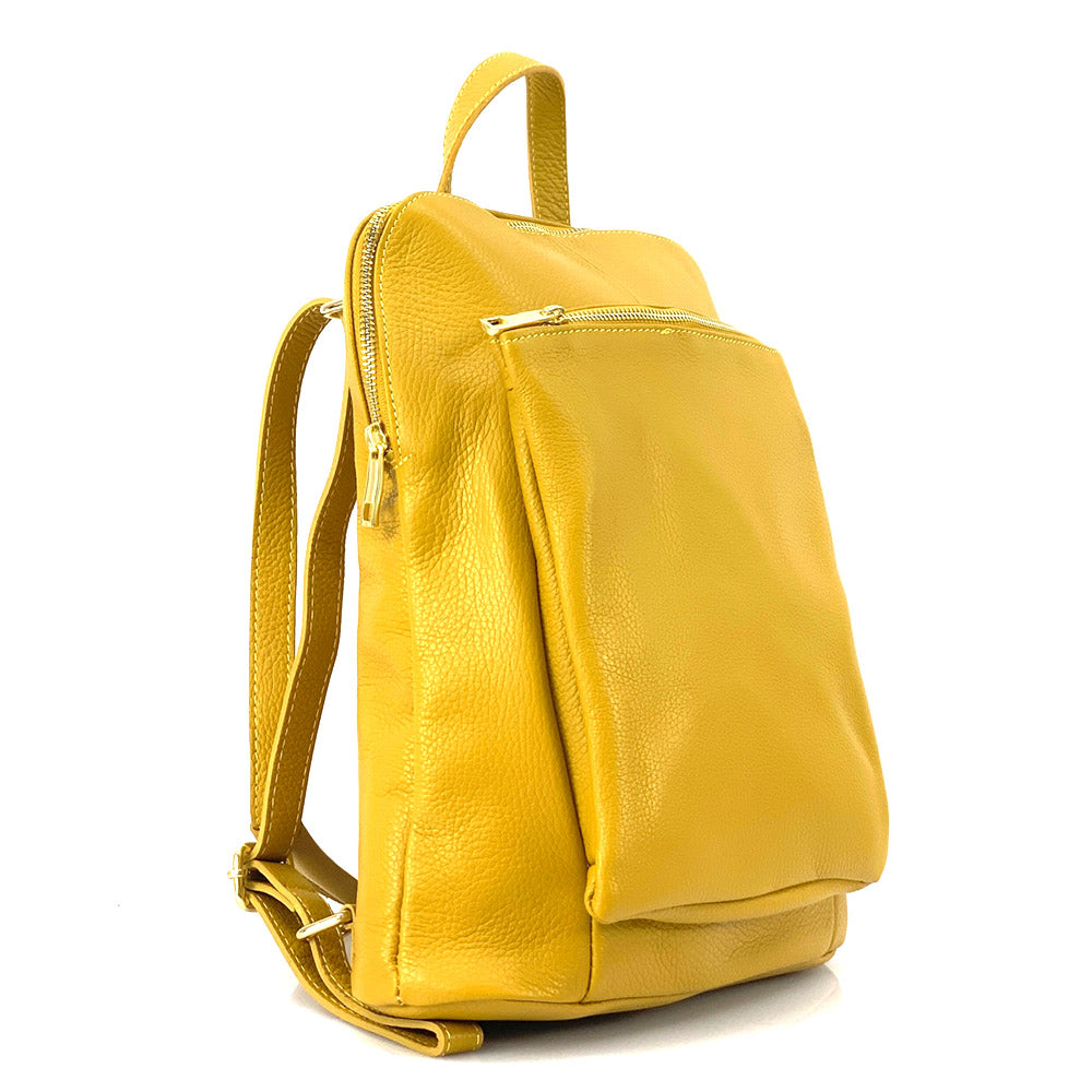 Ghita Italian Leather Backpack - Made In Italy