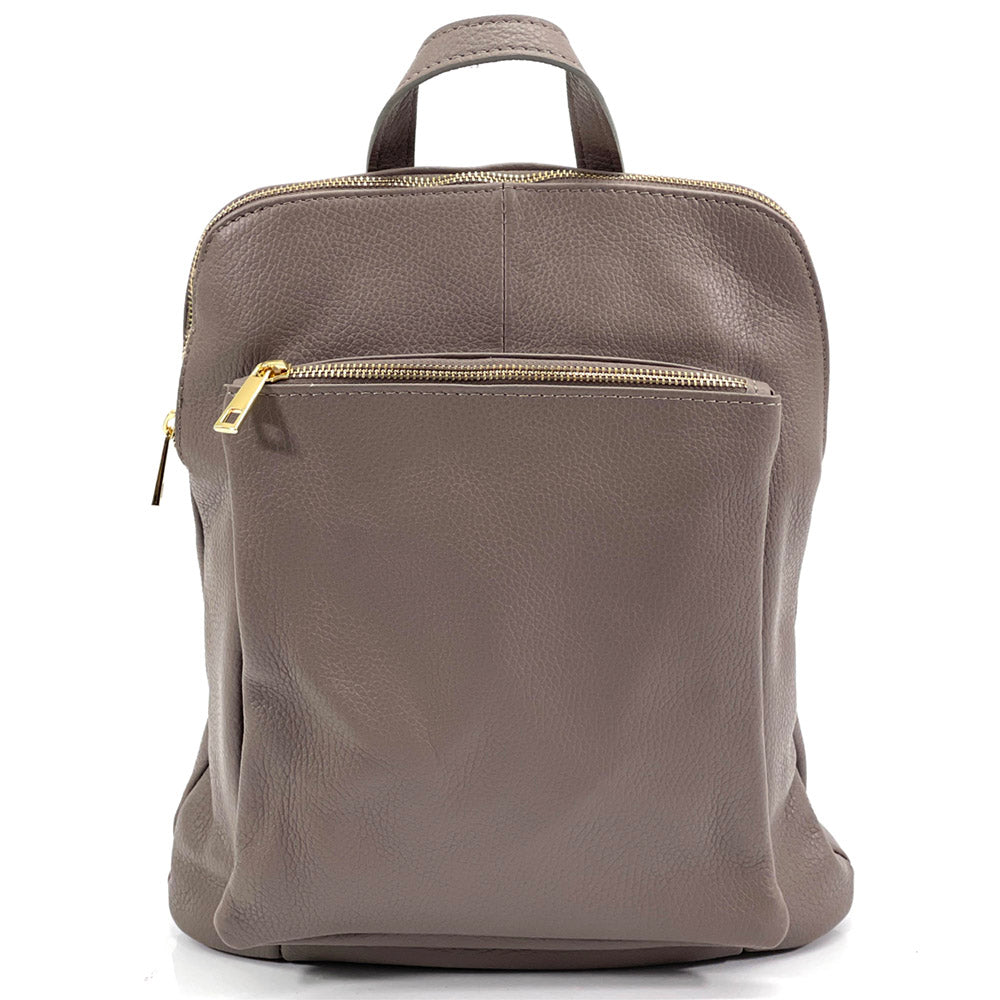 Ghita Italian Leather Backpack - Made In Italy