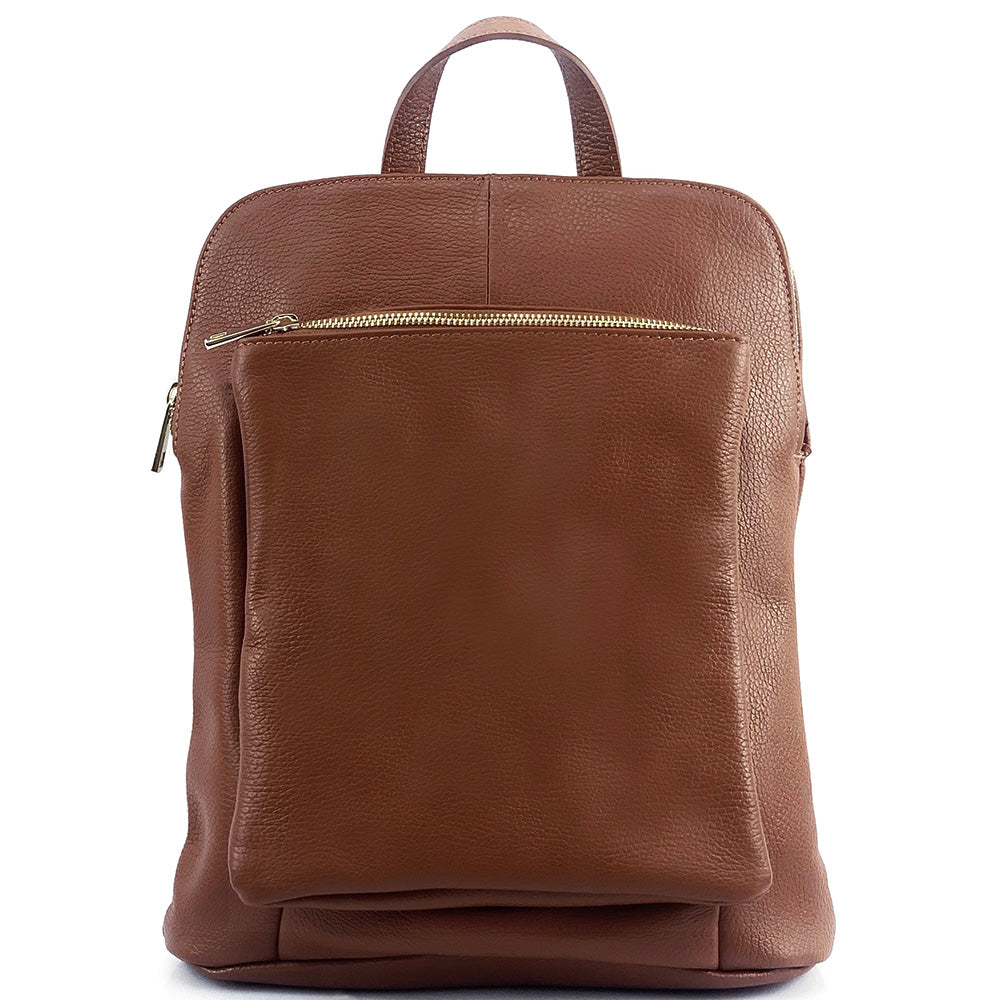 Ghita Italian Leather Backpack - Made In Italy